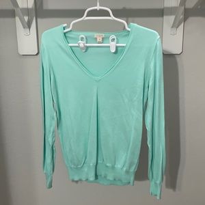 J. Crew Aqua sweater in Medium